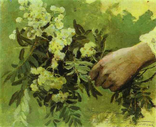 A Hand with Flowers - Mikhail Nesterov