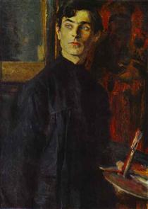 Portrait of Pavel Korin - Michail Wassiljewitsch Nesterow