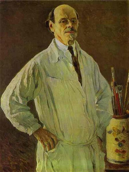 Self-Portrait, 1928 - 米哈伊爾·涅斯捷羅夫