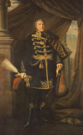 Portrait of János Buttler, 1836 - Miklós Barabás