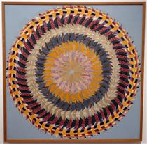 Golden Pinwheel - Miriam Schapiro