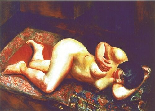 Reclining nude, 1923 - Moise Kisling