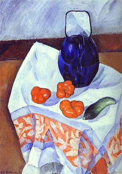 Jug and Tomatoes, 1912 - Natan Issajewitsch Altman