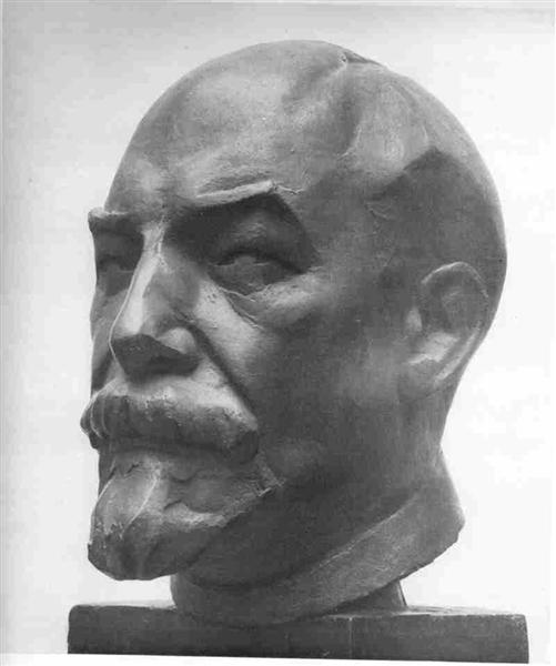 Portrait of A.Lunacharsky, 1920 - Natan Issajewitsch Altman