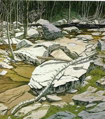 The Blue Pool - Neil Welliver