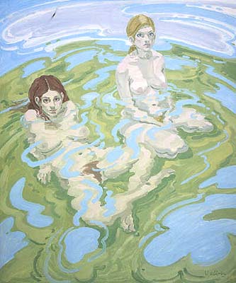 Two Figures (Twice), 1970 - 1972 - Neil Welliver