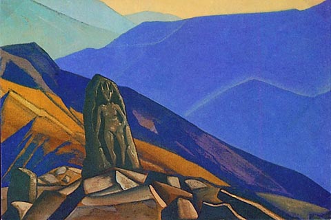 Abode of the spirit, c.1933 - Nicolas Roerich
