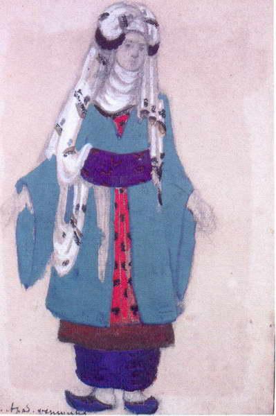 Arabian woman, 1912 - Николай  Рерих