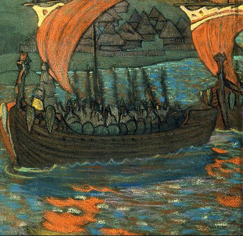 Boats, 1901 - Nicholas Roerich