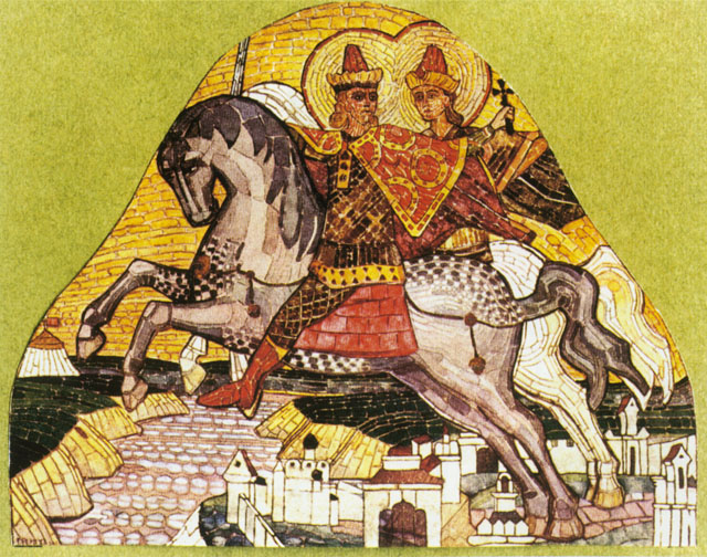 Boris and Gleb, 1906 - Nicholas Roerich