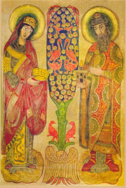 Glad visitors, 1914 - Nikolai Konstantinovich Roerich