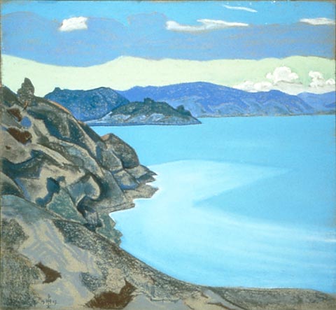 Karelian landscape. Hyumpola lake., 1917 - Николай  Рерих
