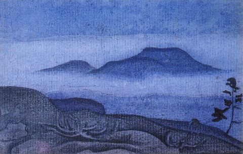 Karelian study, 1918 - Nikolái Roerich