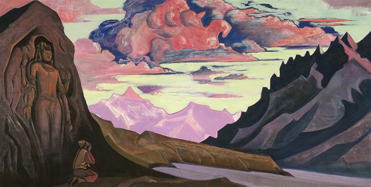 Maitreya the Conqueror, 1926 - Nicolas Roerich