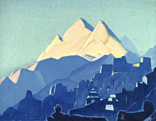 Mountain Abode, 1933 - Nicolas Roerich