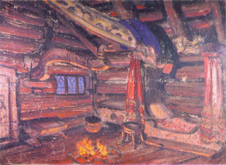 Oze's death, 1912 - Nicholas Roerich