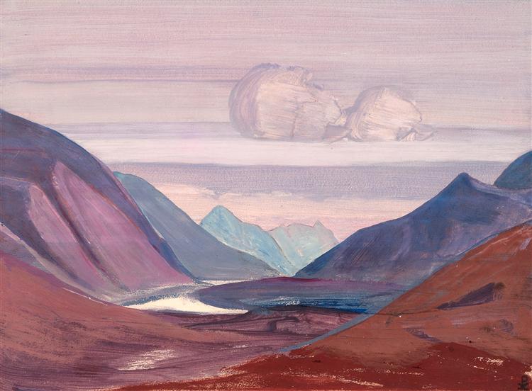 River Chandra, 1931 - Nikolái Roerich