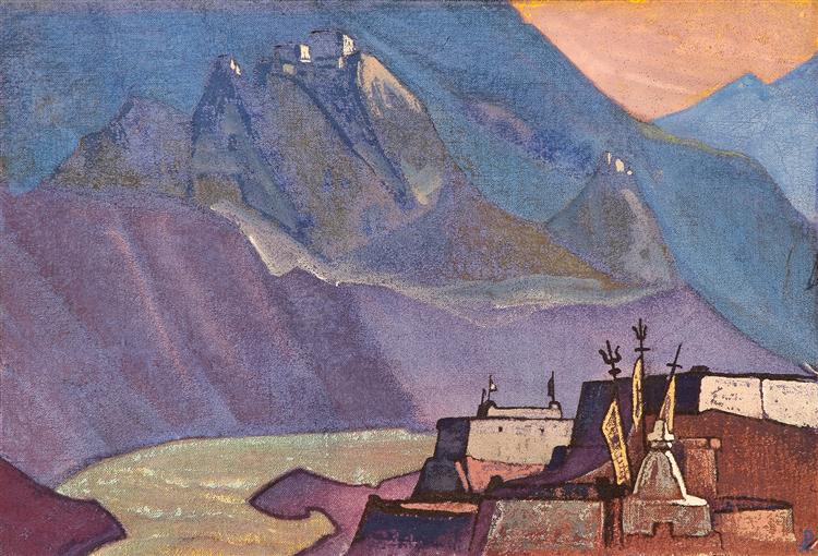 River Chandra, 1932 - Nikolái Roerich