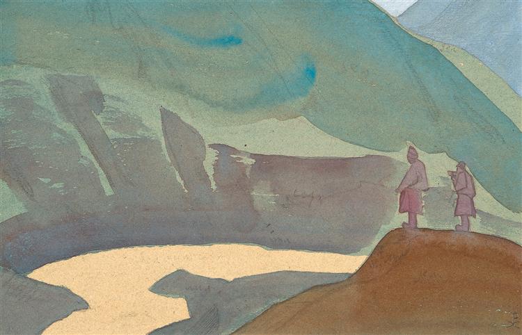 River Chandra, 1933 - Nikolái Roerich