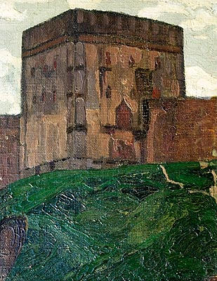 Smolensk. Tower., 1903 - Nicolas Roerich