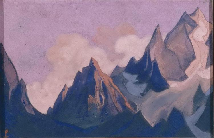 Swirling glow, 1945 - Nikolai Konstantinovich Roerich