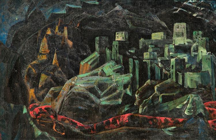 The Dead City, 1918 - Nikolai Konstantinovich Roerich
