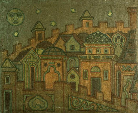 Towns, 1914 - Николай  Рерих