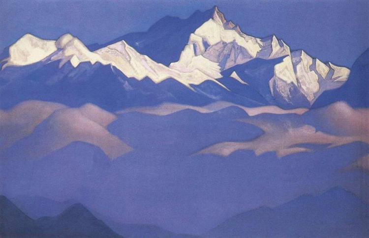Treasure of snows (Kangchenjunga), 1940 - Nicolas Roerich