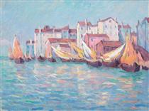 Boats at Chioggia (Venice) - Nicolae Darascu