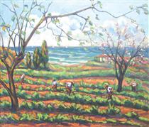 Field Work (Landscape from Grimaud) - Nicolae Darascu