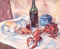 Still Life with Lobsters - Nicolae Darascu