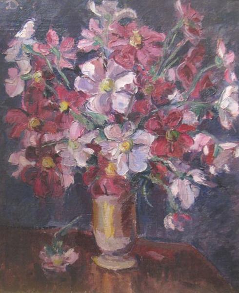Vase with Flowers - Николае Дараску