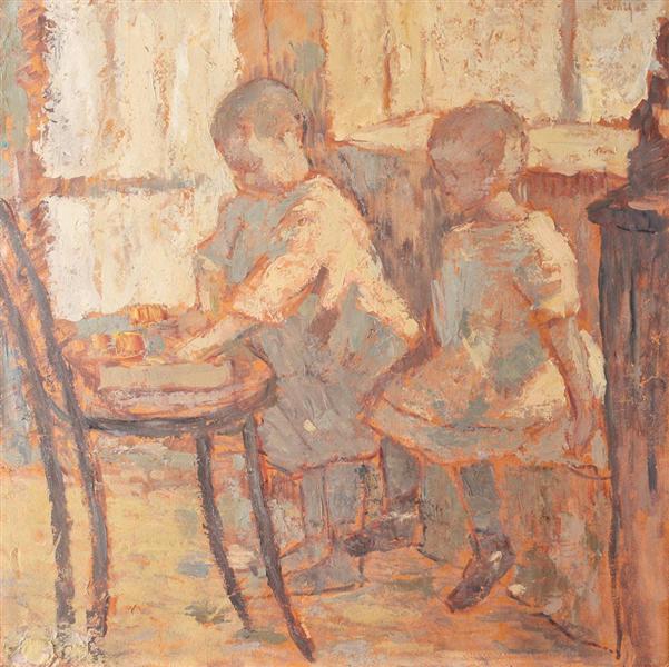 Childrens' Room, 1920 - Nicolae Tonitza