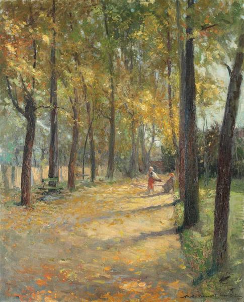 A Walk Through the Park, 1915 - Nicolae Vermont