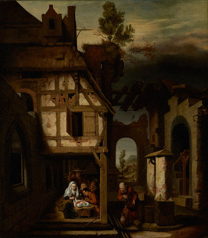 Adoration of the Shepherds, 1660 - Nicolaes Maes