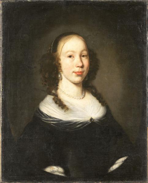 Portrait of a Young Woman, 1665 - Nicolaes Maes