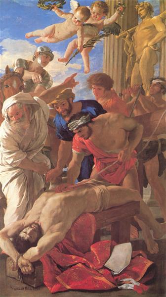 Martyrdom of St. Erasmus, 1628 - Nicolas Poussin