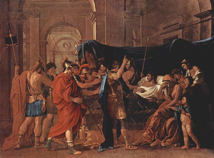 The Death Of Germanicus 1627 Nicolas Poussin Wikiart Org