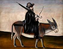 Healer on a Donkey - Niko Pirosmani