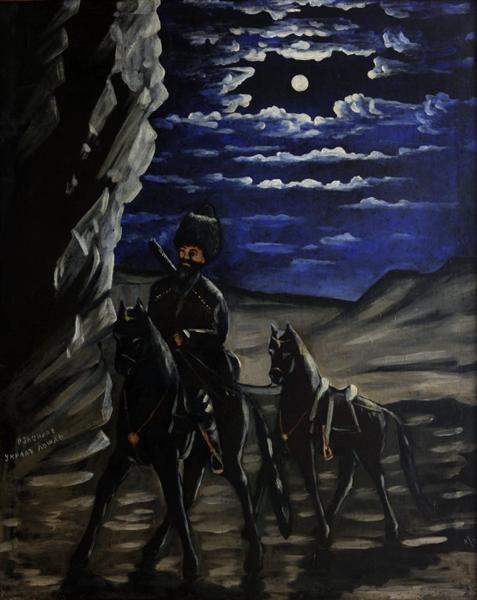 Robber with a Stolen Horse - Niko Pirosmani