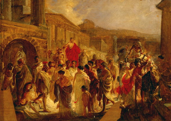 Смерть Виргинии, 1857 - Николай Ге