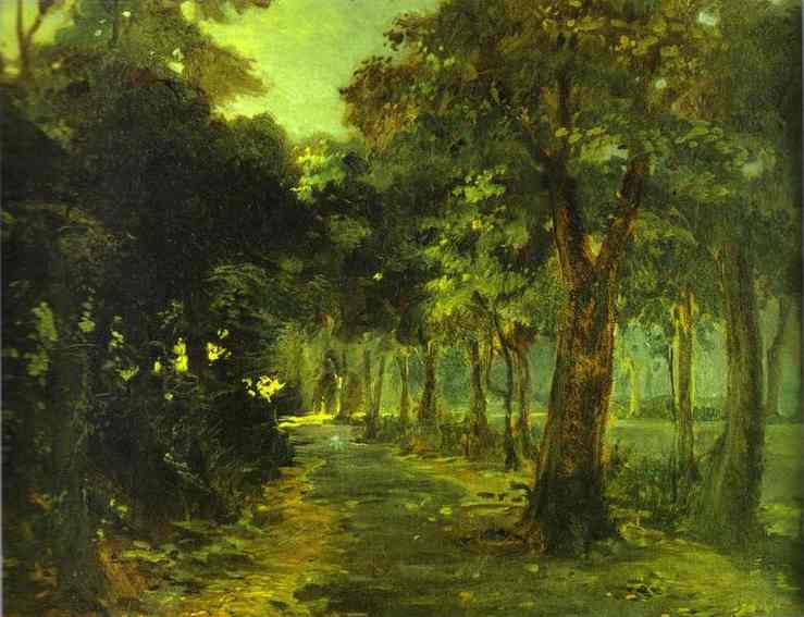 Florença. O Parque de Cascina, 1868 - Nikolai Ge