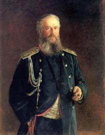 Portrait of Adam Olsufyev - Nikolai Ge