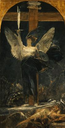 Archangel, study for the Foundation of Faith - Nikolaos Gyzis
