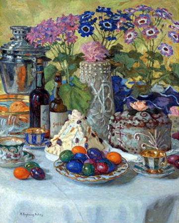 Easter Table - Nikolay Bogdanov-Belsky