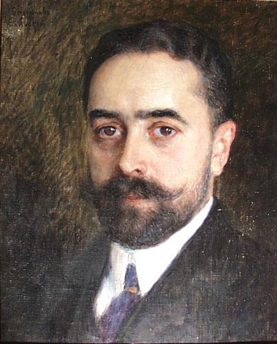 Портрет инженера Н.К.Чижова, 1911 - Николай Богданов-Бельский