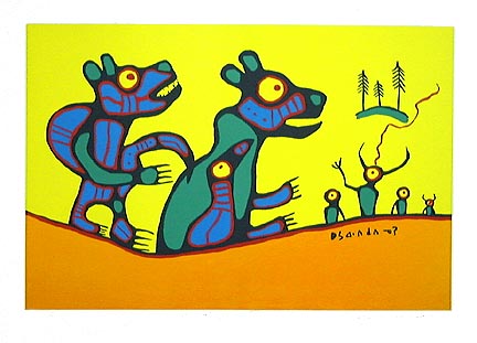 First Meeting, 1992 - Norval Morrisseau