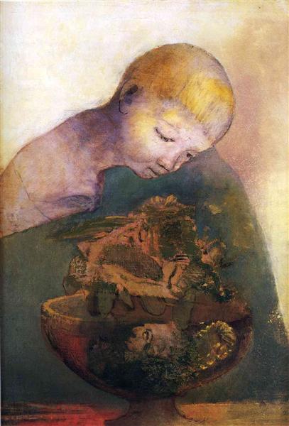 Cup of cognition (The Children's Cup), 1894 - Odilon Redon