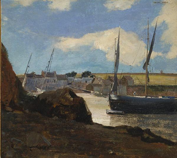 The Port of Morgat, 1882 - Odilon Redon