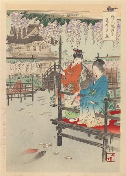 Print from Series Women's Customs and Manners, 1895 - 尾形月耕